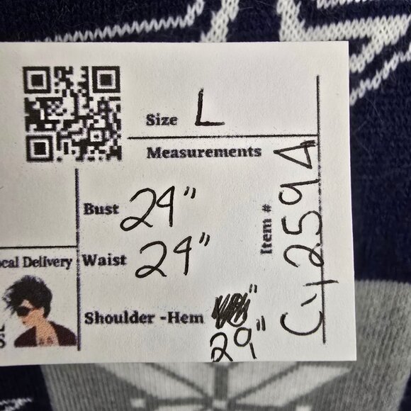 NFL Patches Dallas Cowboys Ugly Christmas Sweater Size L - Picture 8 of 8